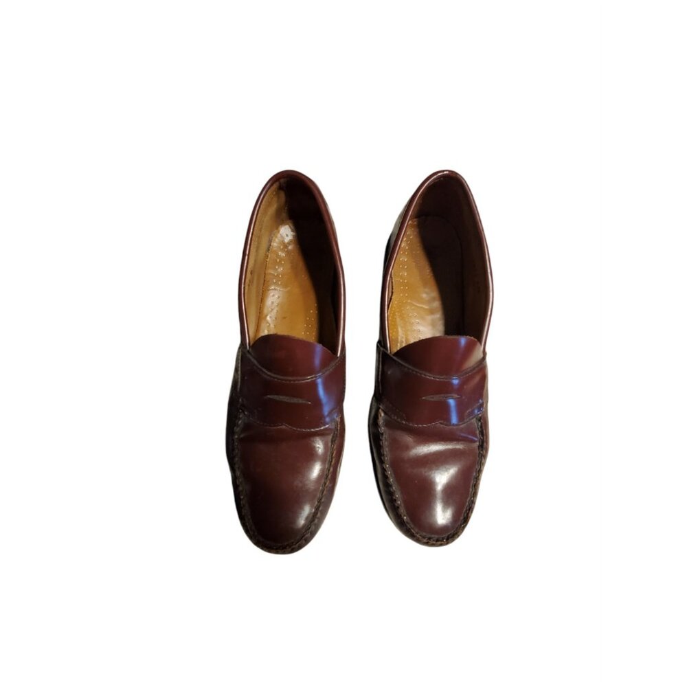 Bass Weejuns Wilton penny loafers mens 11 D shoes brown